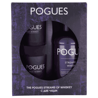 Уиски Pogues streams 0.7л + 2 чаши