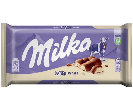 Шоколад Milka Балончета Бял 90гр