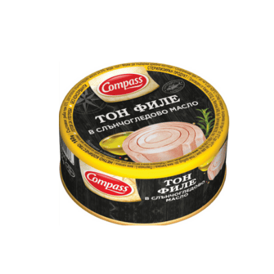 Риба тон филе Компас в олио 160гр