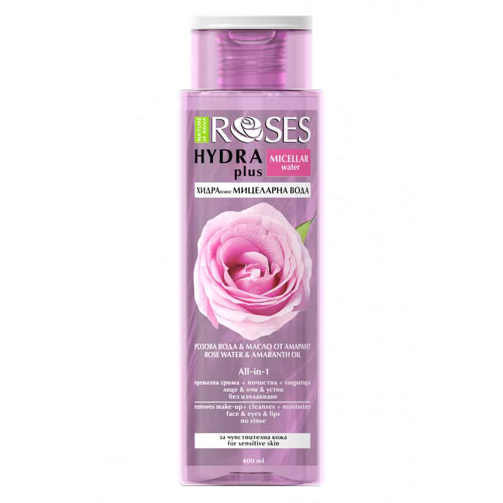 Мицеларна вода Roses хидра плюс 400 мл