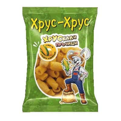 Пръчки хрус хрус сладка царевица 45гр