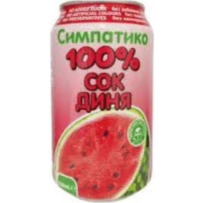 Simpatico 100%  диня 330мл