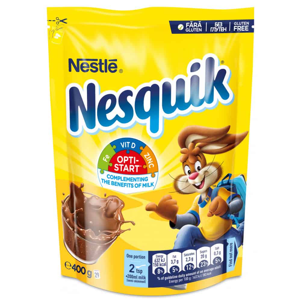 Какао Nesquik 400гр