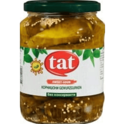 Tat корнишони 680 гр