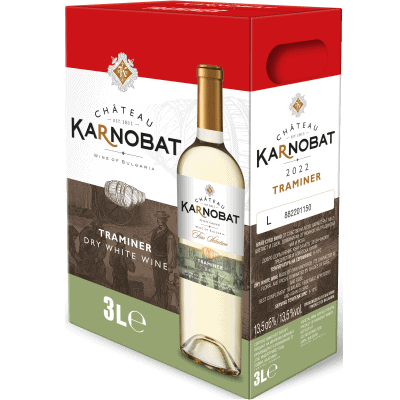 Бяло вино Chateau Karnobat Траминер 3л
