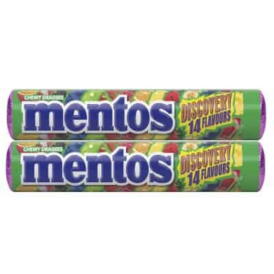 Бонбони ментос дискавъри 37,5гр