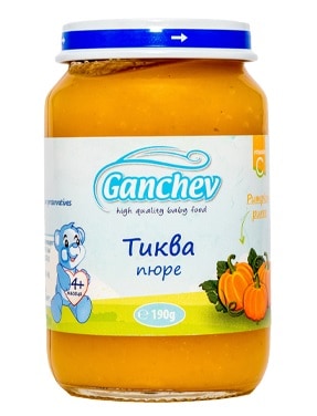Пюре Ganchev Тиква 190гр