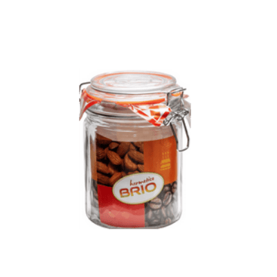 Brio буркан с хермет.капачка 1.5л ф10х26см