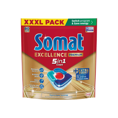 Таблетки за съдом.Somat Екселънс 80бр