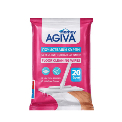 Почиств.кърпи за под 20бр agiva homey 