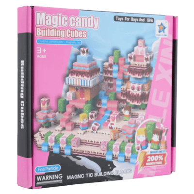 Игра магнитни блокчета magic candy 100ч.