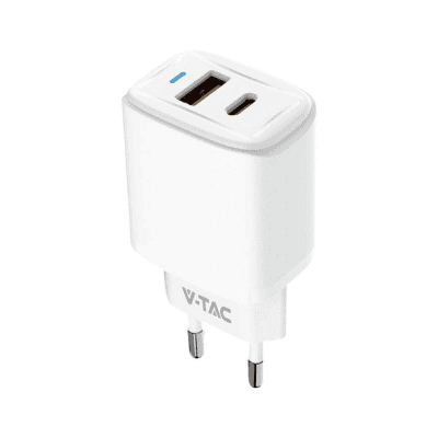 Зарядно 20w1pd+1qc бяло 23580