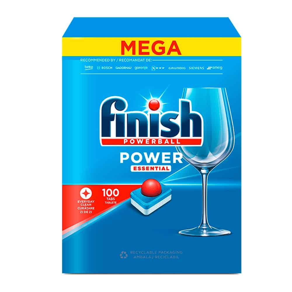 Таблетки за съдом. Finish Power 100бр