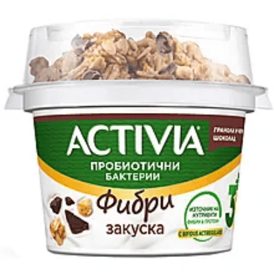Активиа закуска черен шоколад 165гр