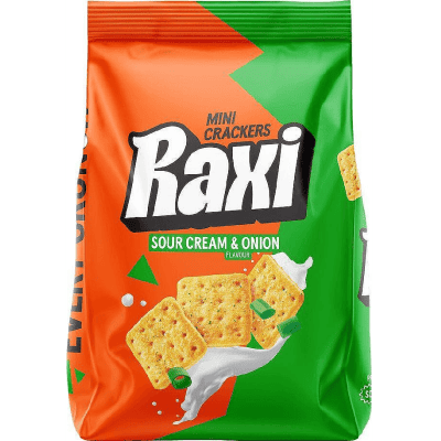 Крекери raxi сметана и лук 100гр