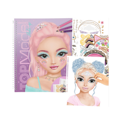 Topmodel книжка за оцветяване гримирай