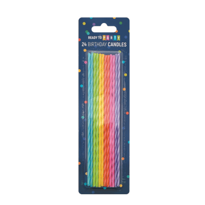 Свещи за рожден ден-микадо-16.5см-24бр