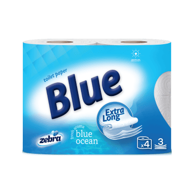 Тоалетна хартия Zebra Ocean 4 броя