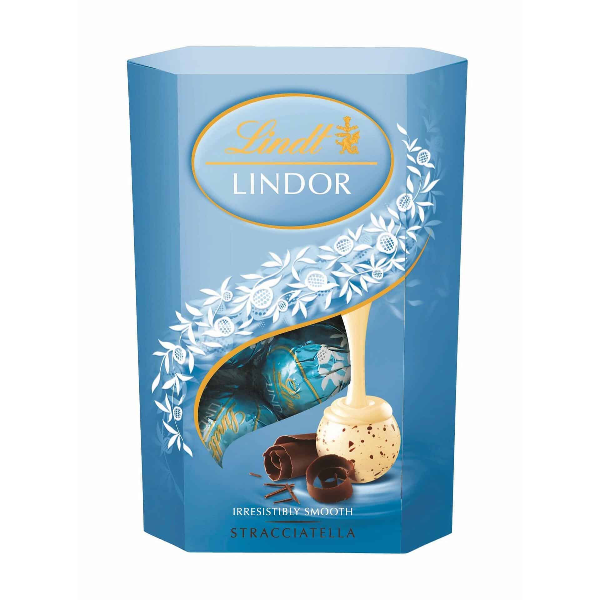 Шоколадови бонбони Lindt страчатела 200 гр