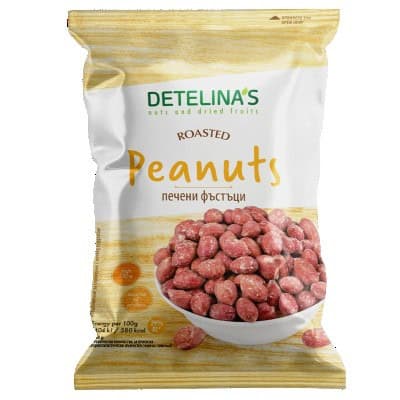 Печени фъстъци Детелина 80гр