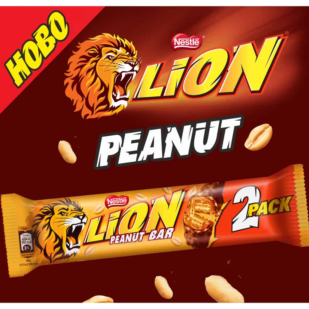 Шоко. десерт Lion 2 Pack с фъстъци 62гр