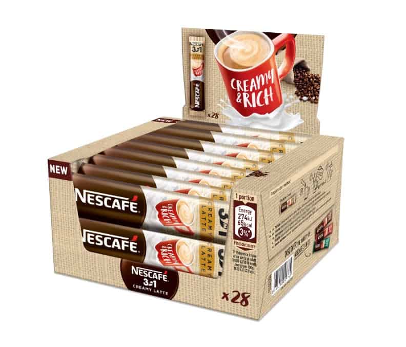 Кафе Nescafe лате разтв. 28x15гр+чаша