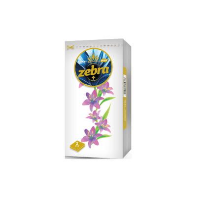Салфетки Zebra Delux 2 пл. / 40 бр