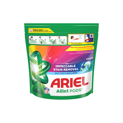 Капсули Ariel 3в1 Колор 12бр