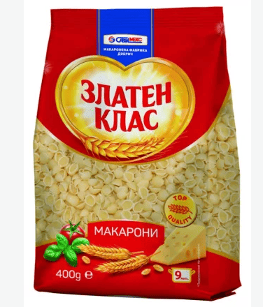 Макарони Златен Клас Миди малки 400гр