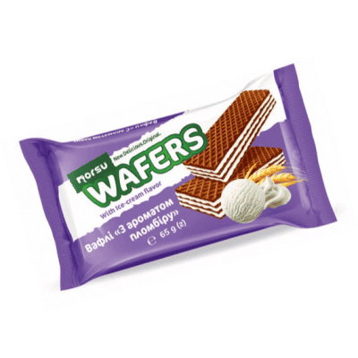Вафли пломбир норсу 65гр