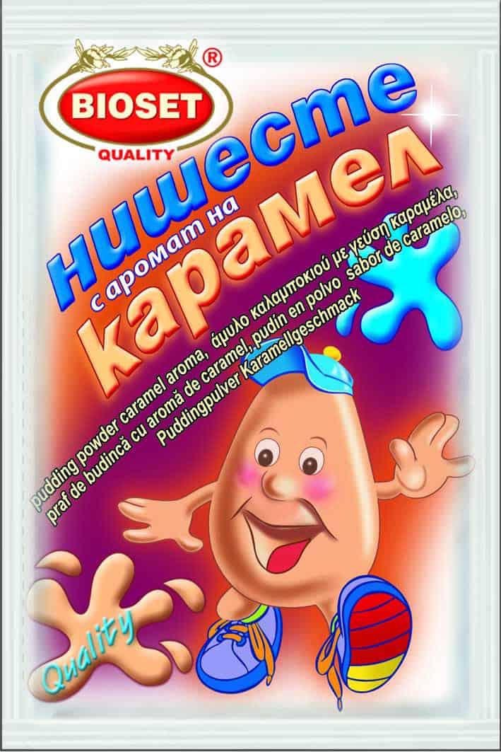 Нишесте Биосет карамел 60 гр