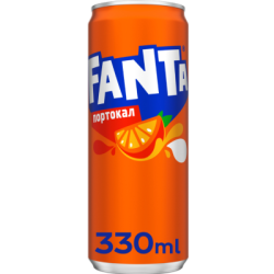 Fanta Портокал кен 330мл