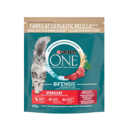 Храна Pur. ONE Sterilcat пшен.и тел. 450гр