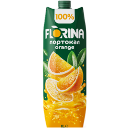 Натурален сок Florina Портокал 100% 1л