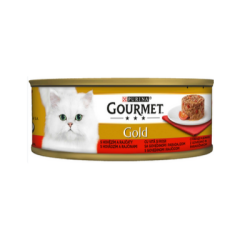 Храна Gourmet gold, говеждо и домати 85гр.