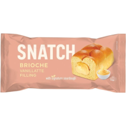 Кифла бриош Snatch ванила-лате 110гр