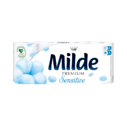 Тоал.хартия Milde Sensitive без аромат 8бр