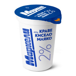 Кисело мляко Маркели 2% 400гр