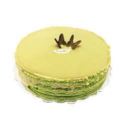 Тортичка зелено кадифе с шам фъстък малка