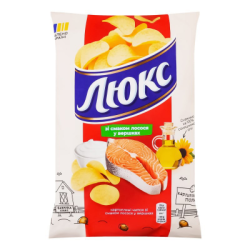 Чипс вкус на сьомга 125гр