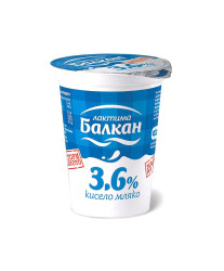 Кисело мляко Балкан 3.6% 400гр