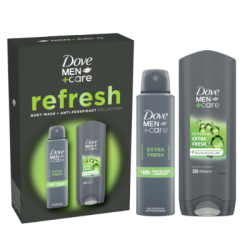 Комплект Dove Men Fresh део спрей+душ гел