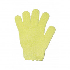 Ръкавица за баня Standelli жълта/зелена