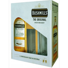 Уиски Bushmills 0,7 литра + 2 високи чаши 