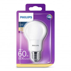 Led крушка Philips 60W/E27 топла светлина