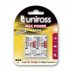 Батерии Uniross AAA Max Power 4бр.