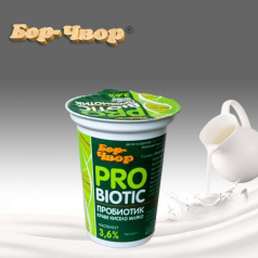 Кисело мляко БорЧвор Пробиот  3,6%  400гр.