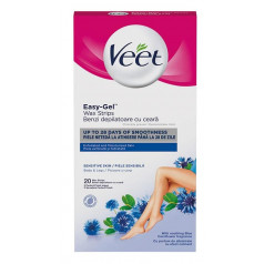 Депил.ленти за тяло Veet чуств.кожа 20бр