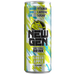 Функц.напитка New Gen зелена ябълка 250мл