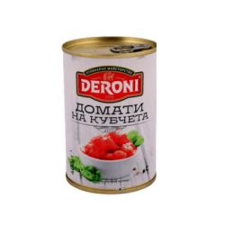 Белени домати на кубчета Deroni 400 гр